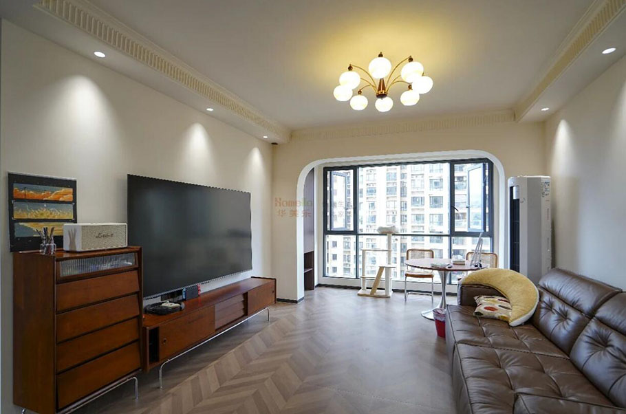 翠瓏灣三居：沒有浮夸造型，復古設(shè)計美得讓人移不開眼